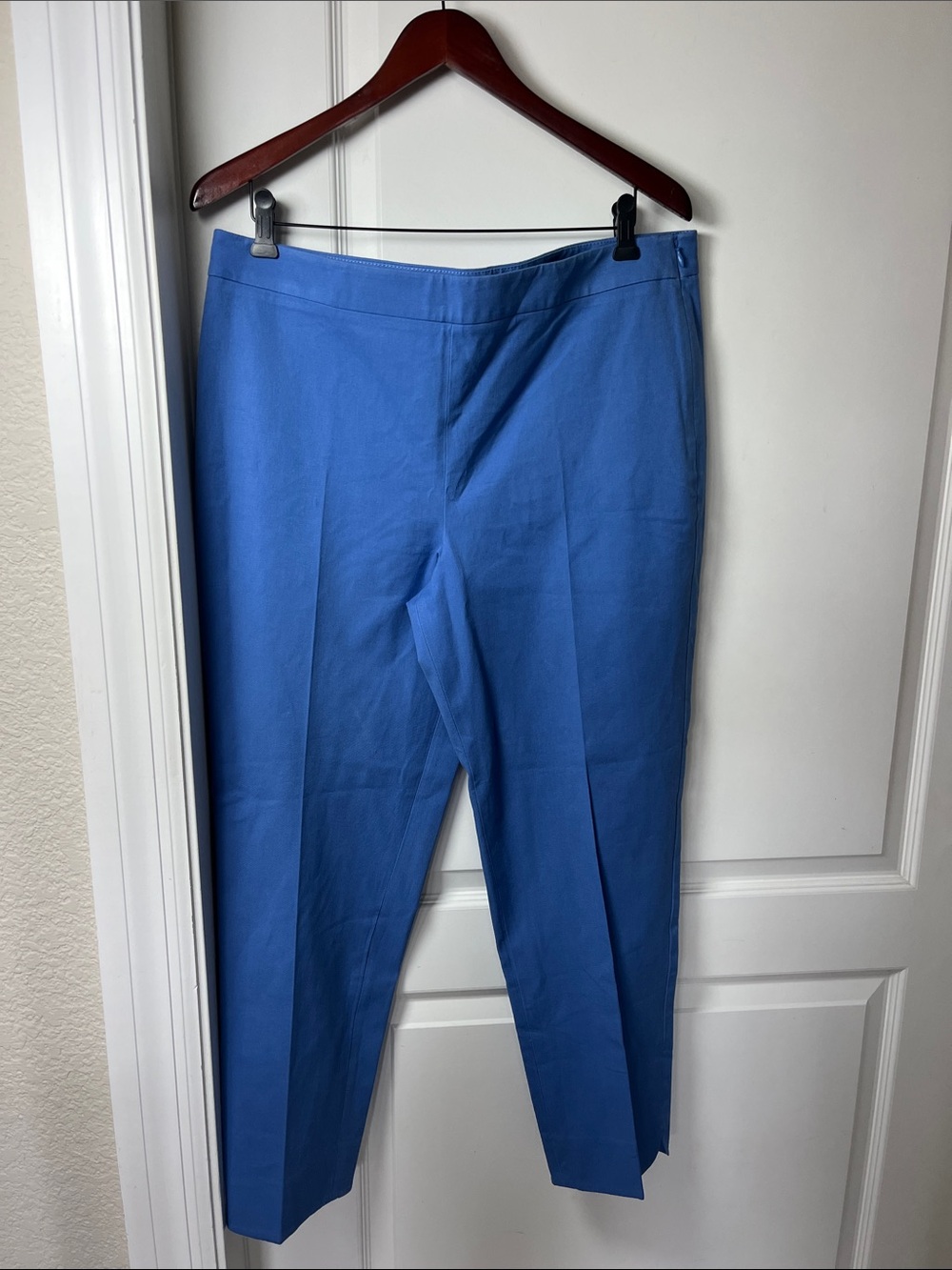 Talbots Chatham ankle periwinkle blue pants size 14